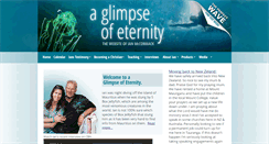 Desktop Screenshot of aglimpseofeternity.org
